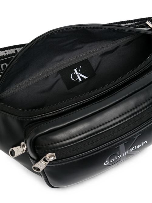 Marsupio uomo Calvin Klein nero in ecopelle Calvin Klein | LV04D3419GUB1
